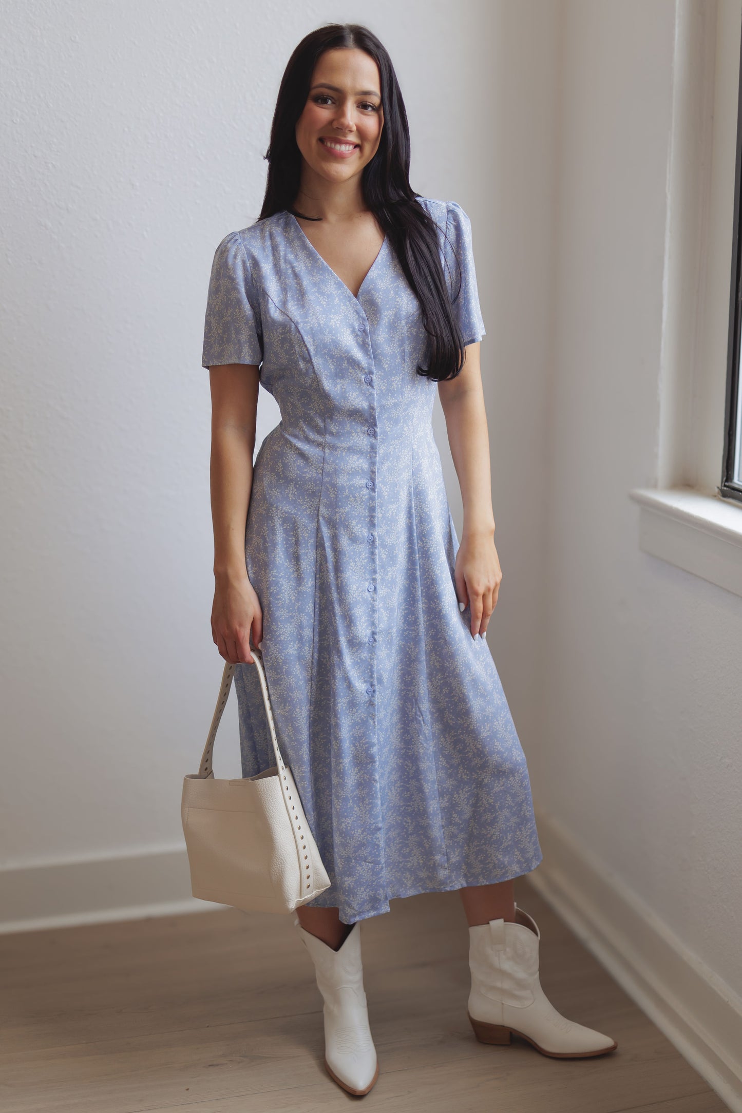 High Spirits Dress-Blue