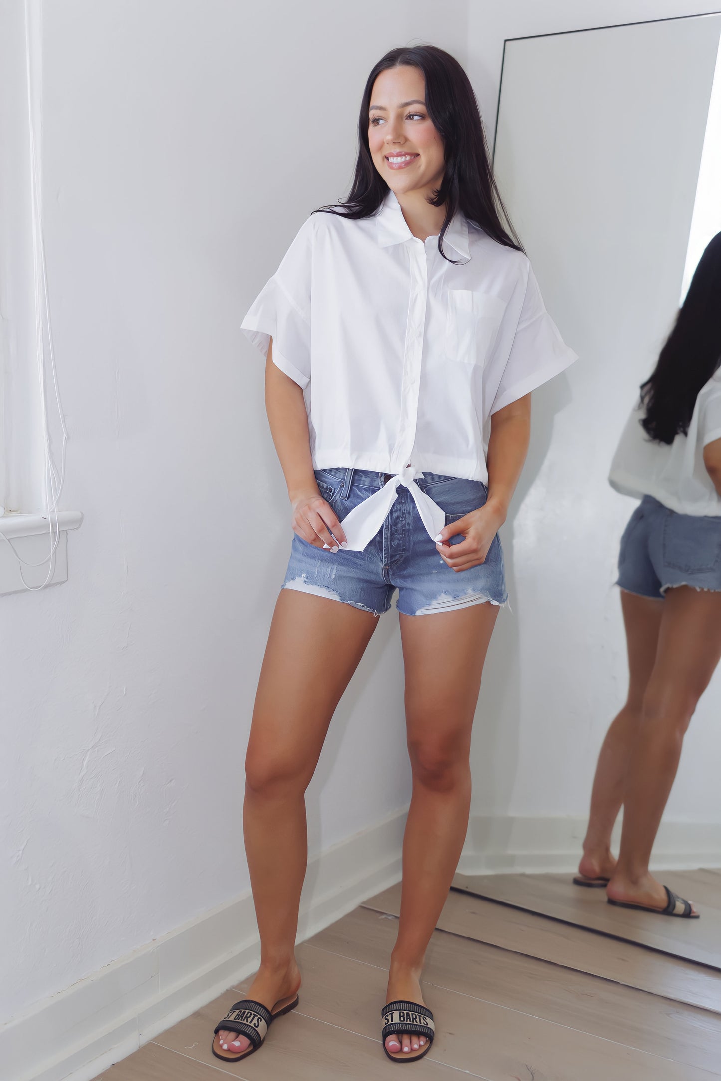 Brixie Top-White