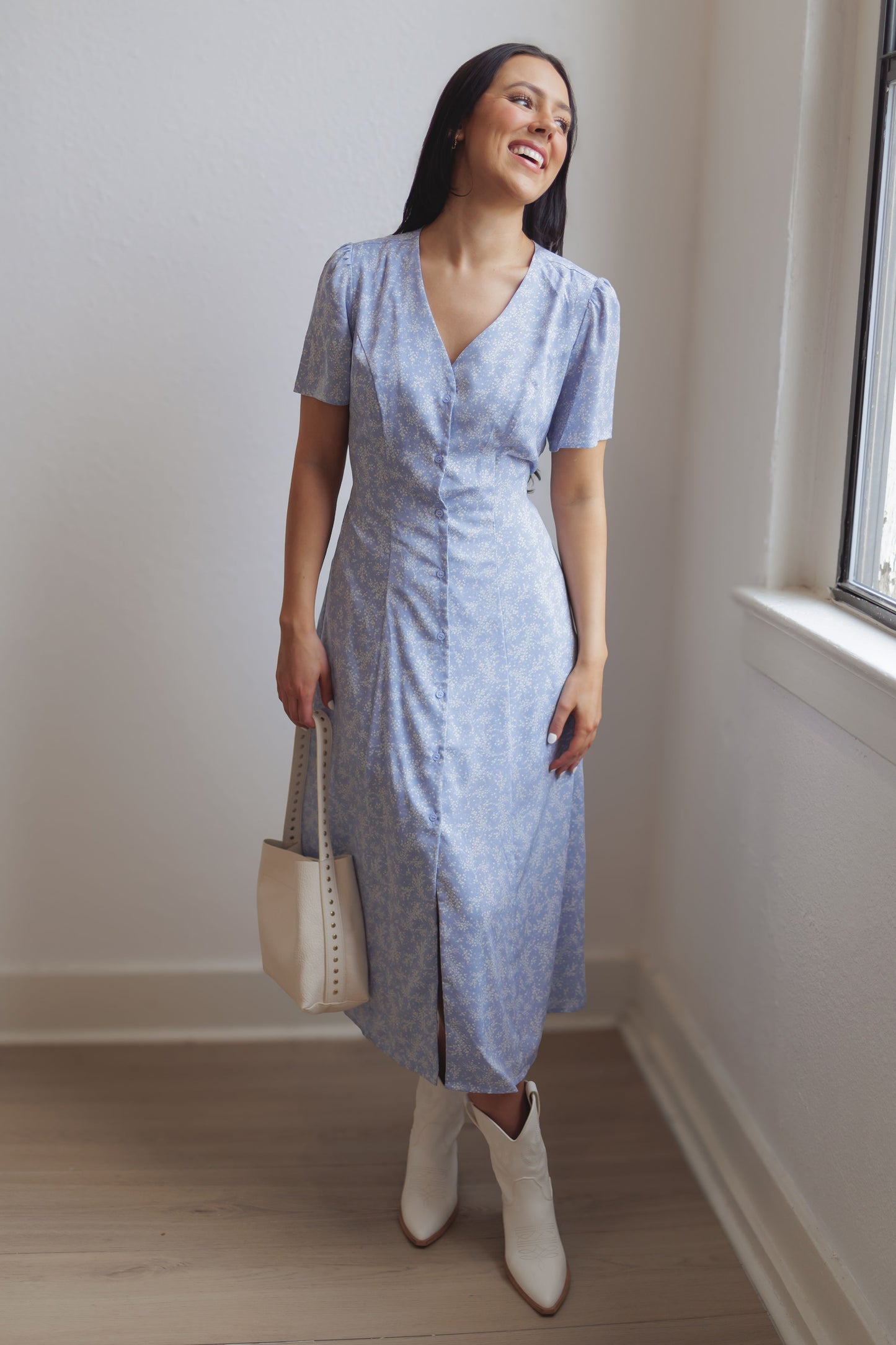High Spirits Dress-Blue