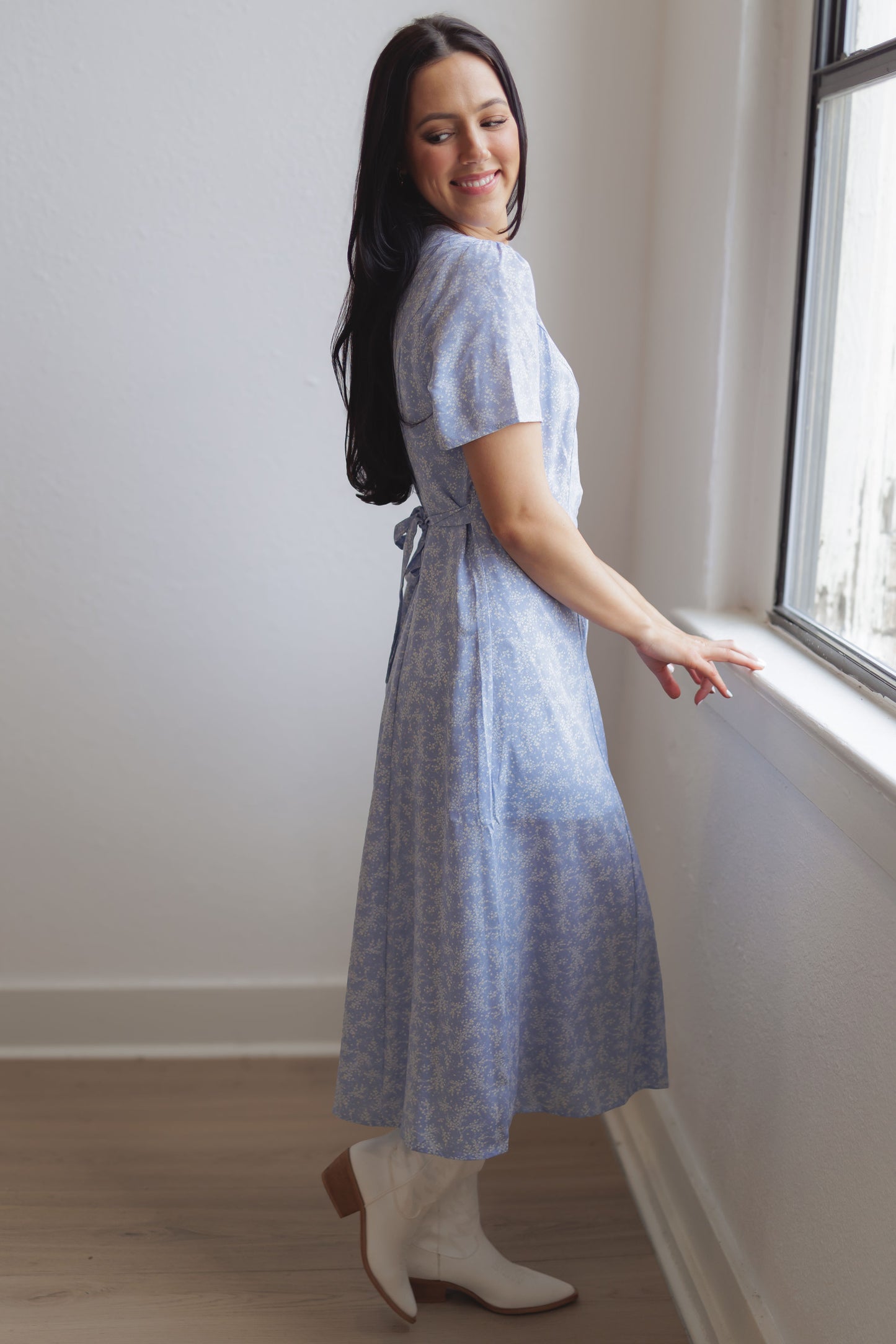 High Spirits Dress-Blue