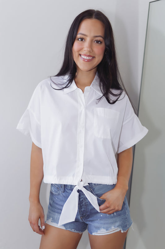 Brixie Top-White