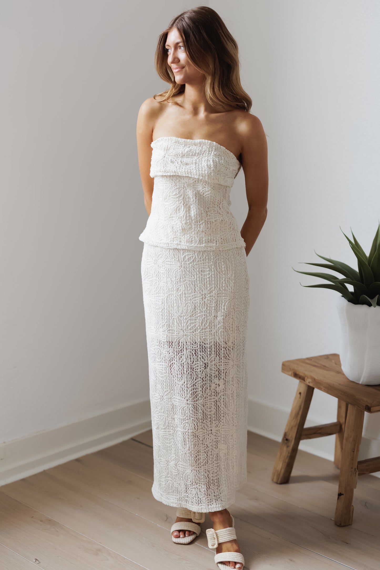 Pure Essence Skirt-Natural