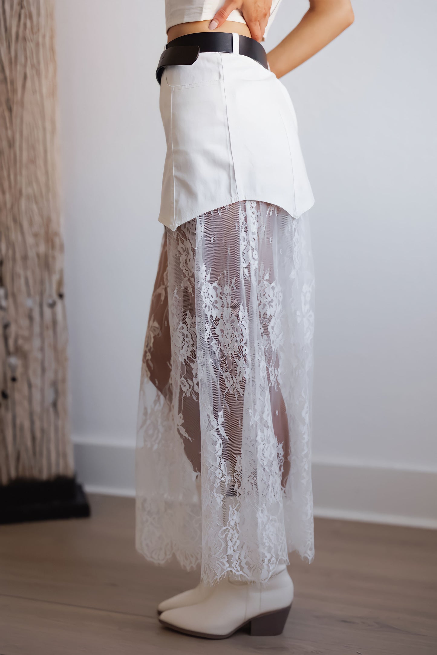 Summer Concert Skirt-White