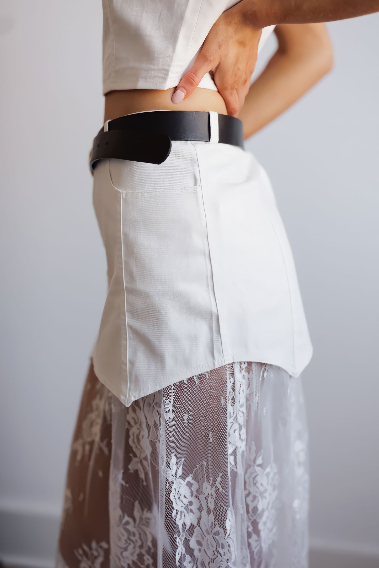 Summer Concert Skirt-White