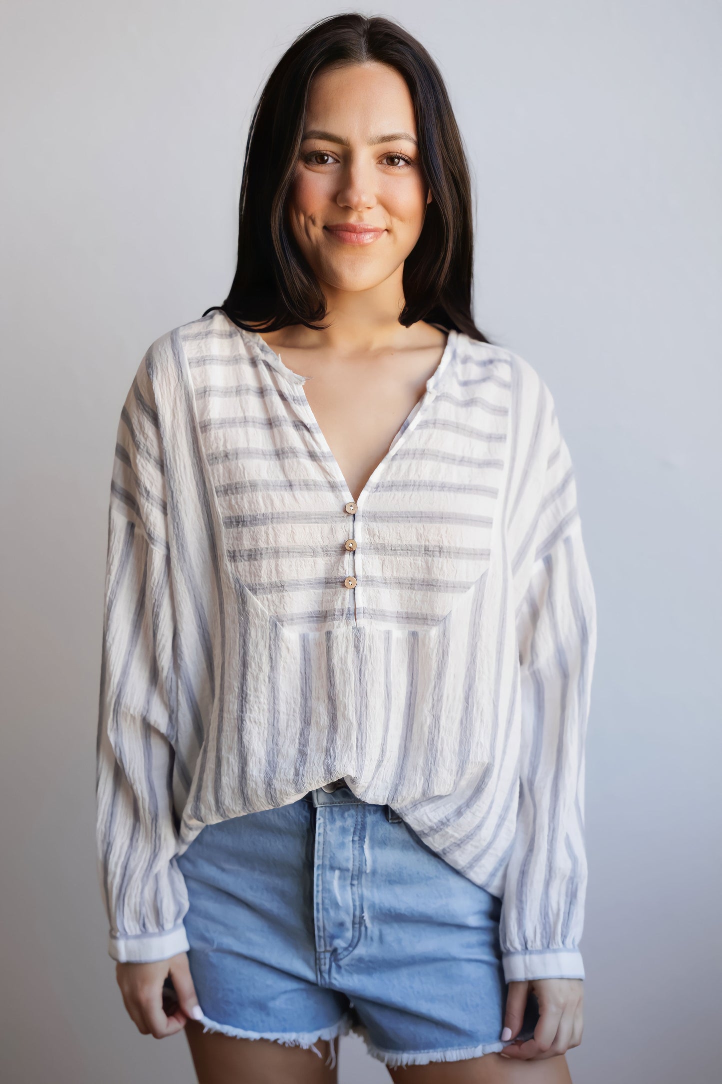On The Boardwalk Top-Denim