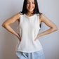 Sweet Charm Sweater Top-White