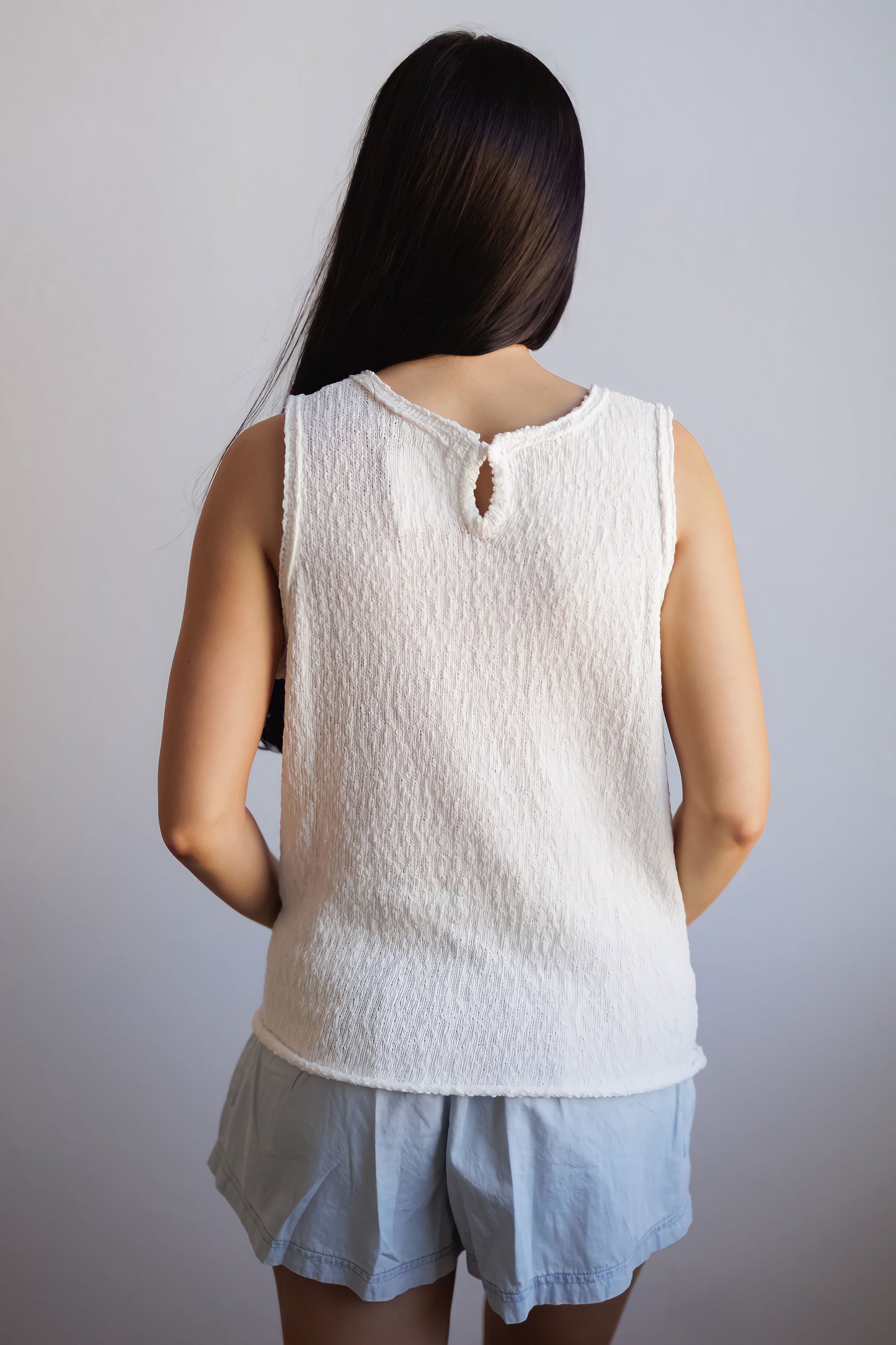 Sweet Charm Sweater Top-White