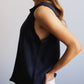 Sweet Charm Sweater Top-Navy