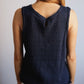 Sweet Charm Sweater Top-Navy