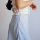 Day Drifter Skirt-Blue Floral