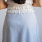 Day Drifter Skirt-Blue Floral