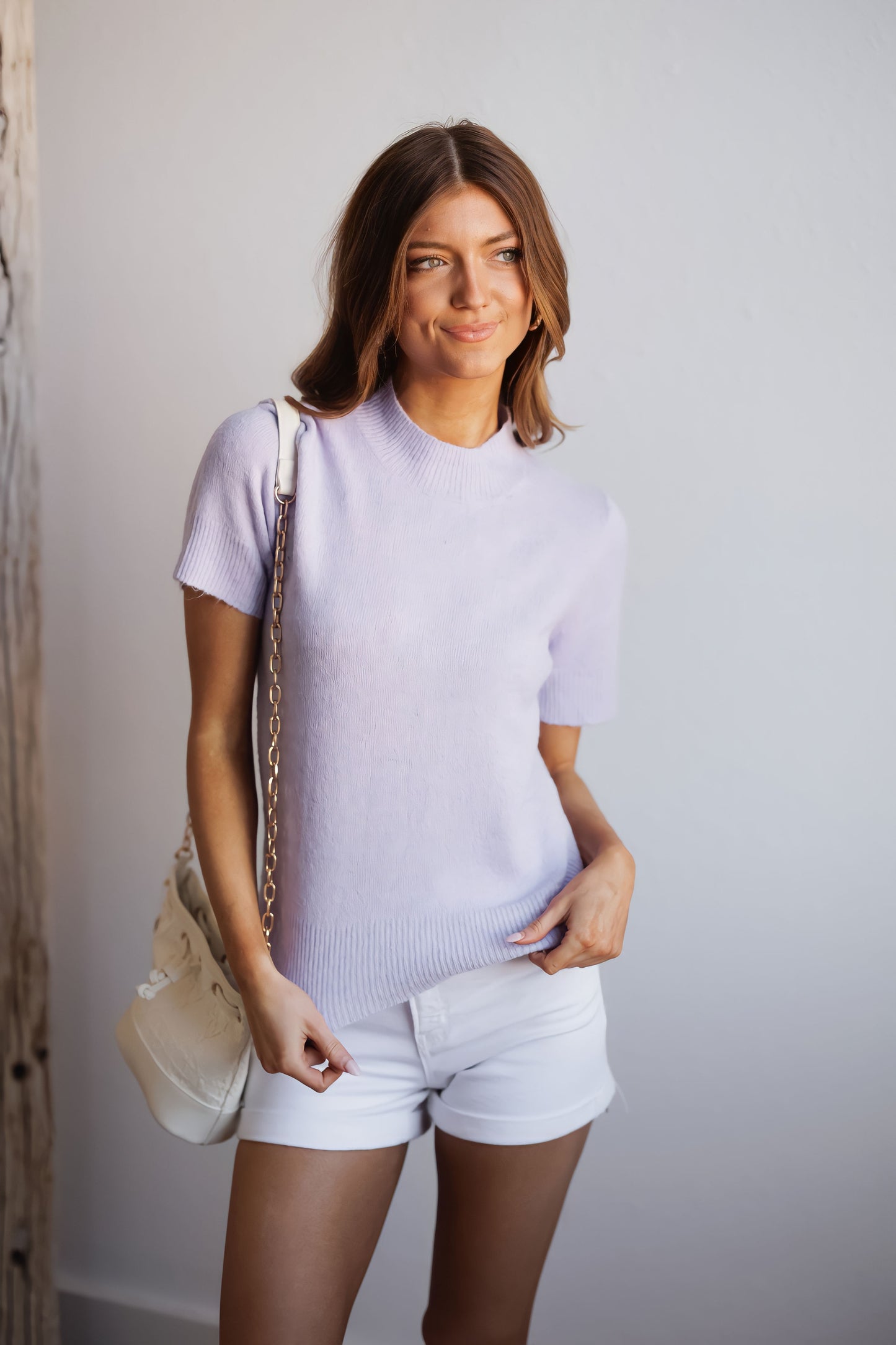 Sweet Bloom Sweater-Lavender