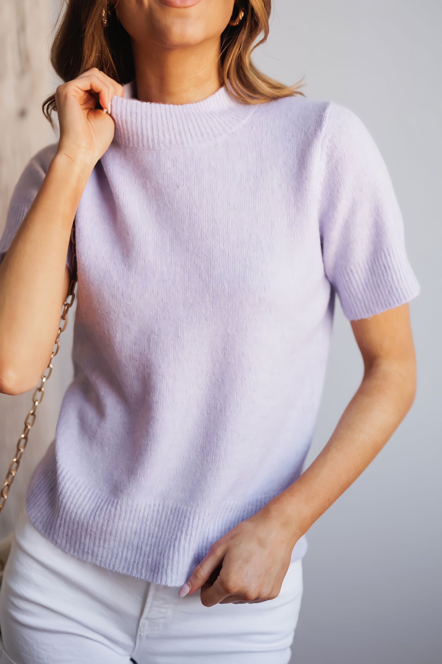 Sweet Bloom Sweater-Lavender