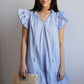 Sweet Feeling Dress-Blue Stripe