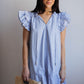 Sweet Feeling Dress-Blue Stripe