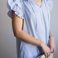 Sweet Feeling Dress-Blue Stripe