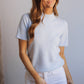 Sweet Bloom Sweater-Light Blue