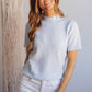 Sweet Bloom Sweater-Light Blue