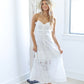 Lakefront View Dress-White