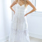 Lakefront View Dress-White