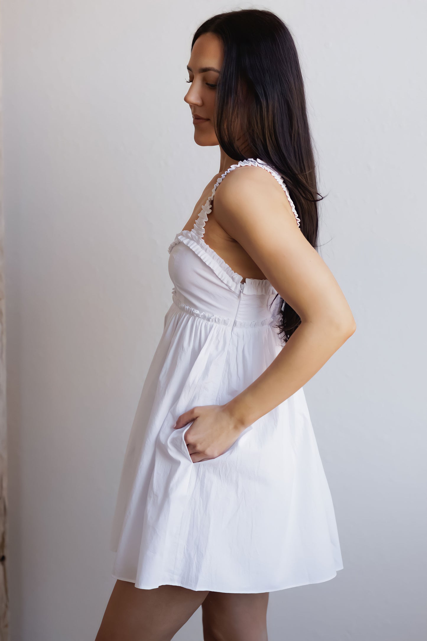 In Harmony Dress-White