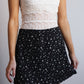 Day Drifter Skirt-Black Floral