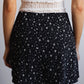 Day Drifter Skirt-Black Floral