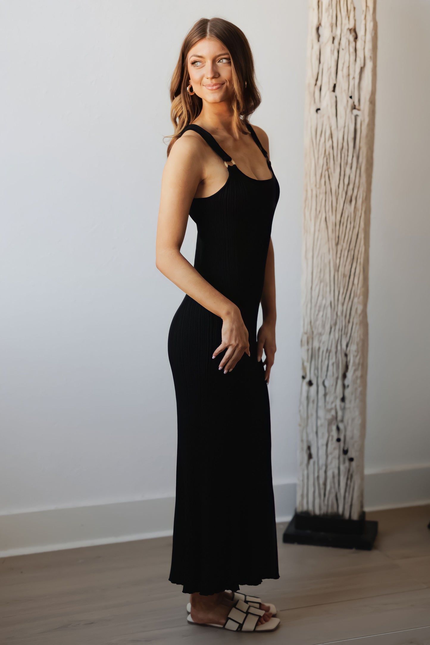 Z SUPPLY: Salinas Midi Dress-Black