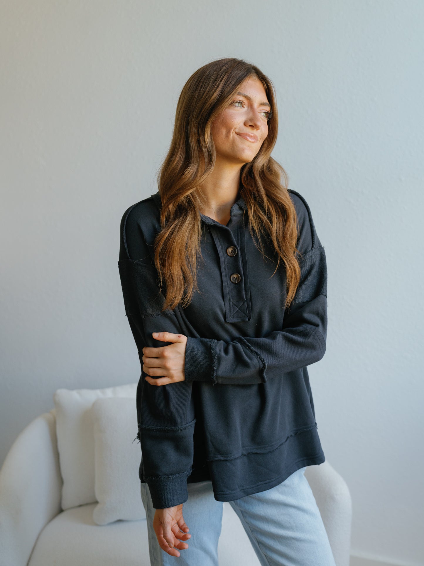 Teachers Pet Pullover-Midnight
