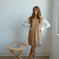 The Thought Of You Dress-Tan