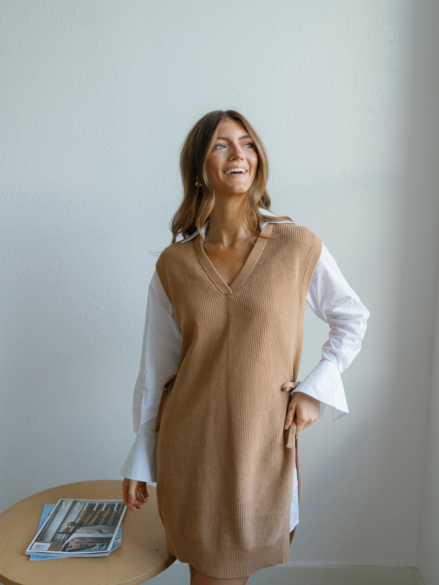 The Thought Of You Dress-Tan