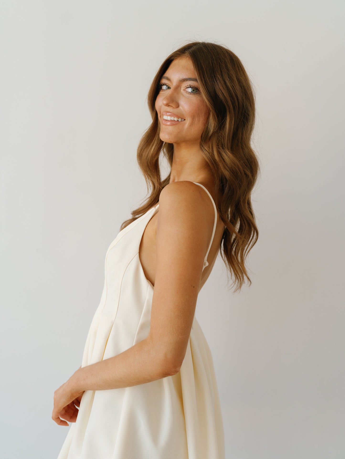 Second Look Dress-Cream