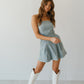 Take A Chance Dress-Washed Denim
