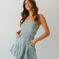 Take A Chance Dress-Washed Denim