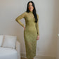 Only For You Dress-Olive