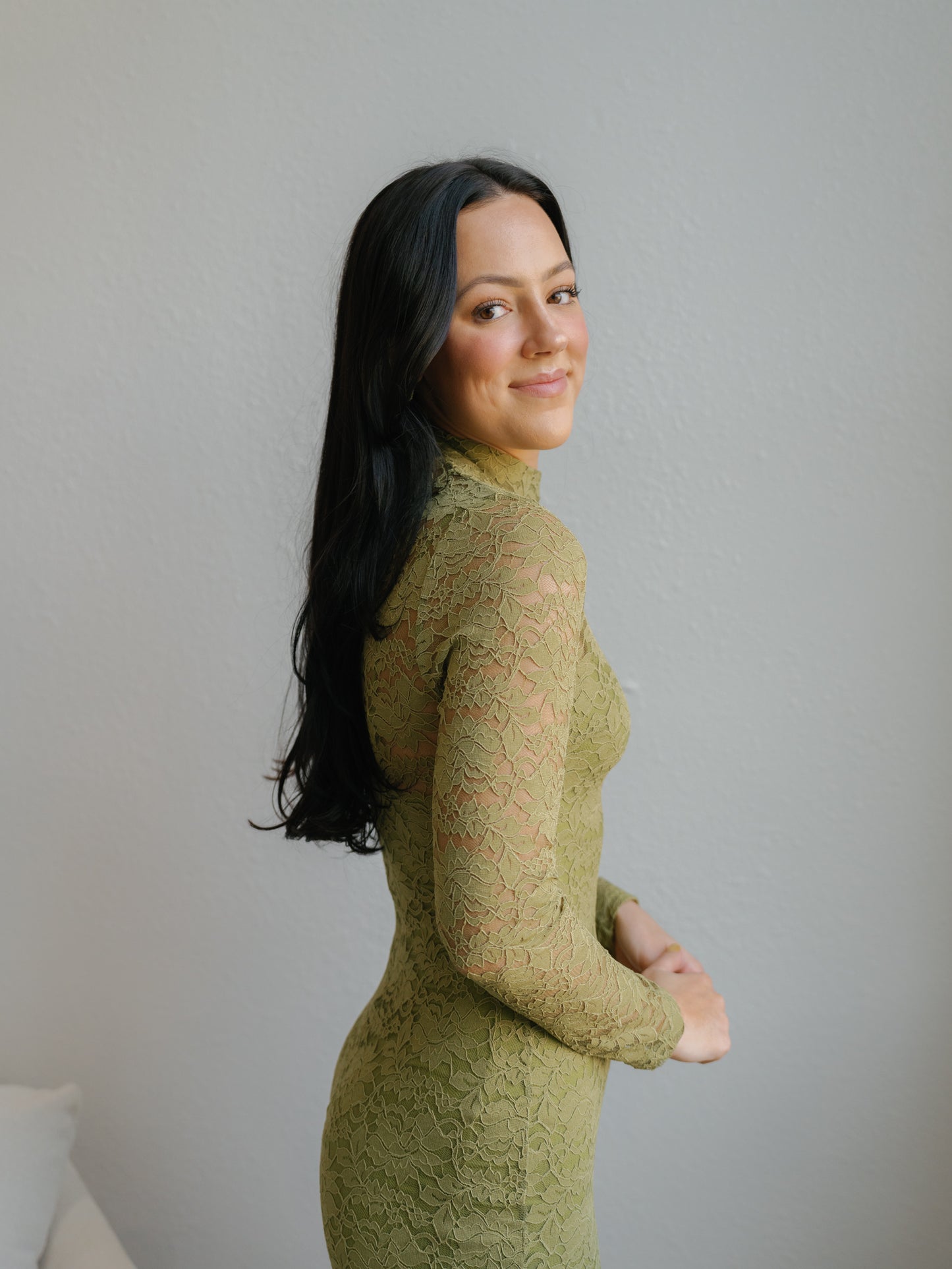 Only For You Dress-Olive
